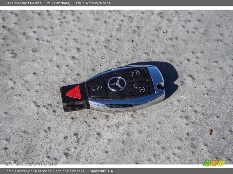 Black / Almond/Mocha 2011 Mercedes-Benz E 350 Cabriolet
