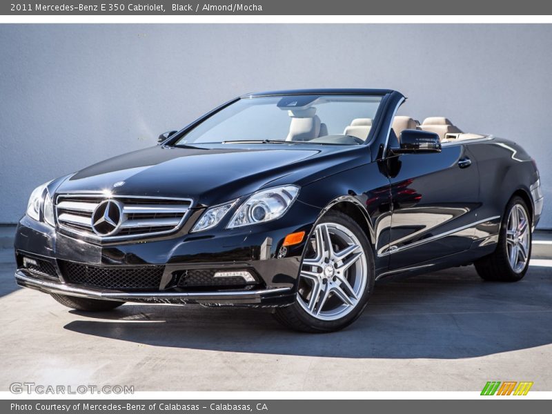 Black / Almond/Mocha 2011 Mercedes-Benz E 350 Cabriolet