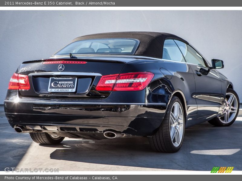 Black / Almond/Mocha 2011 Mercedes-Benz E 350 Cabriolet