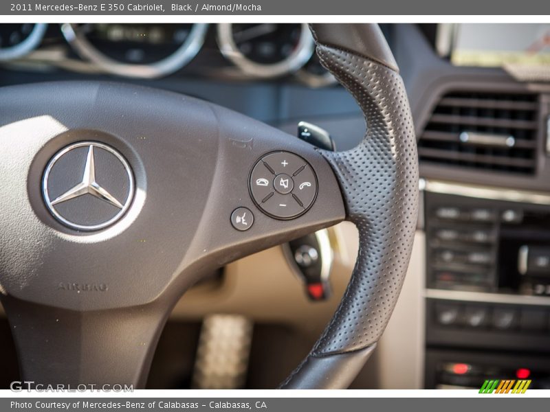 Black / Almond/Mocha 2011 Mercedes-Benz E 350 Cabriolet