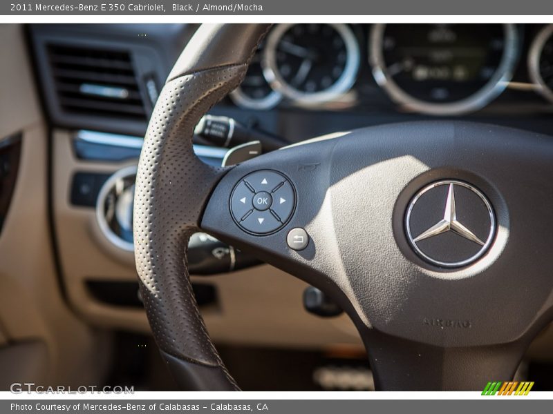 Black / Almond/Mocha 2011 Mercedes-Benz E 350 Cabriolet