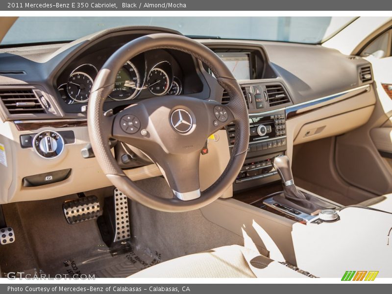 Black / Almond/Mocha 2011 Mercedes-Benz E 350 Cabriolet