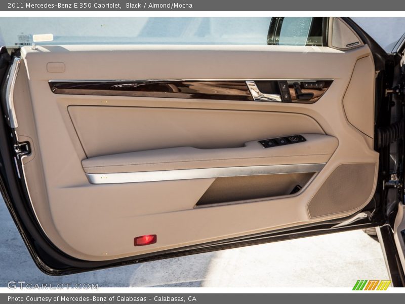 Black / Almond/Mocha 2011 Mercedes-Benz E 350 Cabriolet