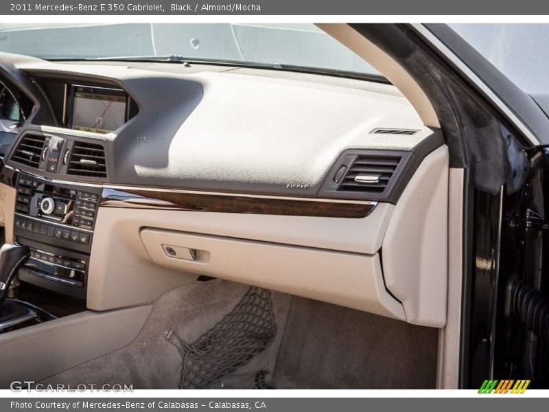 Black / Almond/Mocha 2011 Mercedes-Benz E 350 Cabriolet