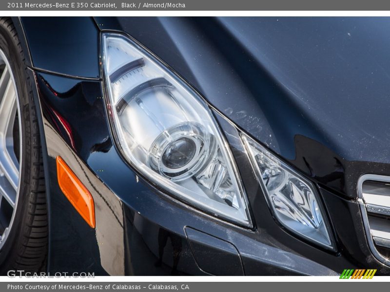 Black / Almond/Mocha 2011 Mercedes-Benz E 350 Cabriolet