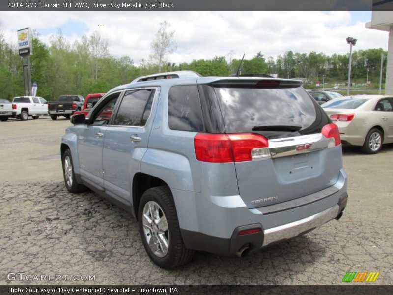 Silver Sky Metallic / Jet Black 2014 GMC Terrain SLT AWD