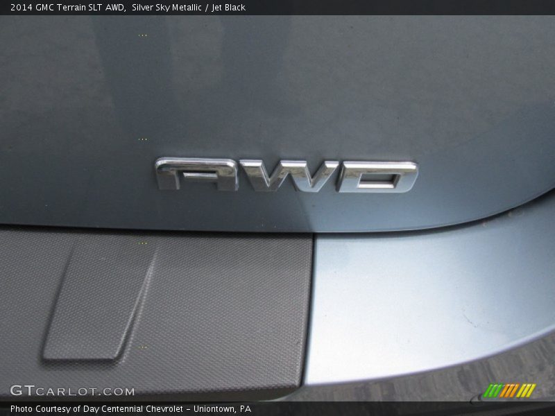 Silver Sky Metallic / Jet Black 2014 GMC Terrain SLT AWD