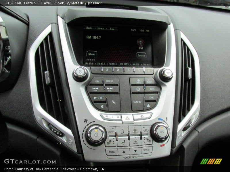 Silver Sky Metallic / Jet Black 2014 GMC Terrain SLT AWD