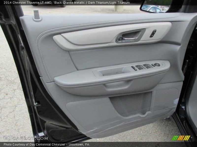 Black Granite Metallic / Dark Titanium/Light Titanium 2014 Chevrolet Traverse LT AWD