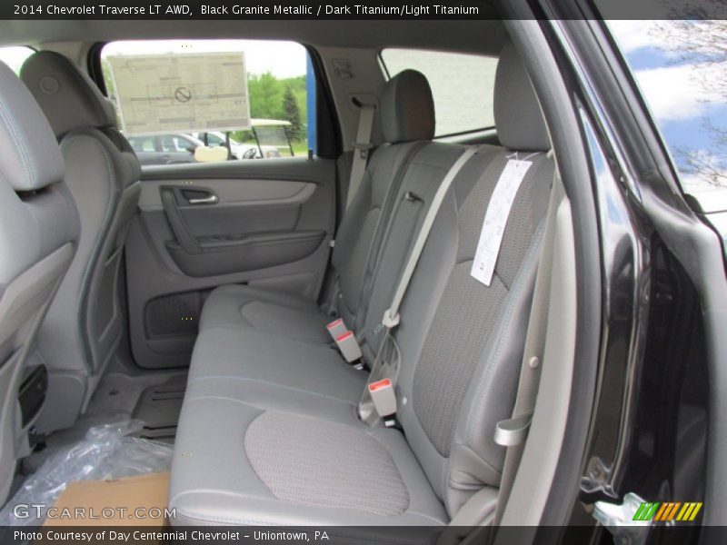 Black Granite Metallic / Dark Titanium/Light Titanium 2014 Chevrolet Traverse LT AWD