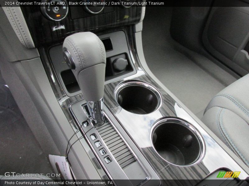 Black Granite Metallic / Dark Titanium/Light Titanium 2014 Chevrolet Traverse LT AWD