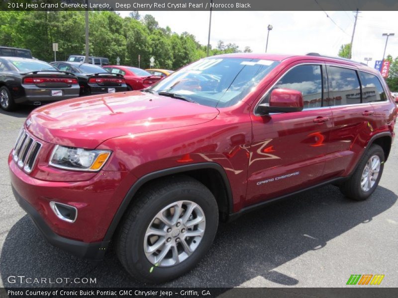 Deep Cherry Red Crystal Pearl / Morocco Black 2014 Jeep Grand Cherokee Laredo