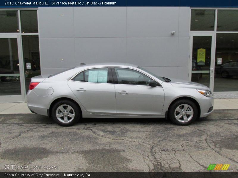 Silver Ice Metallic / Jet Black/Titanium 2013 Chevrolet Malibu LS