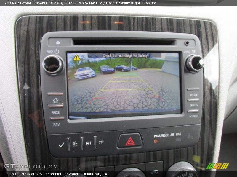 Black Granite Metallic / Dark Titanium/Light Titanium 2014 Chevrolet Traverse LT AWD