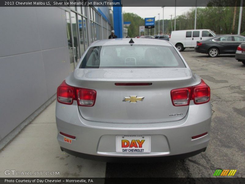 Silver Ice Metallic / Jet Black/Titanium 2013 Chevrolet Malibu LS