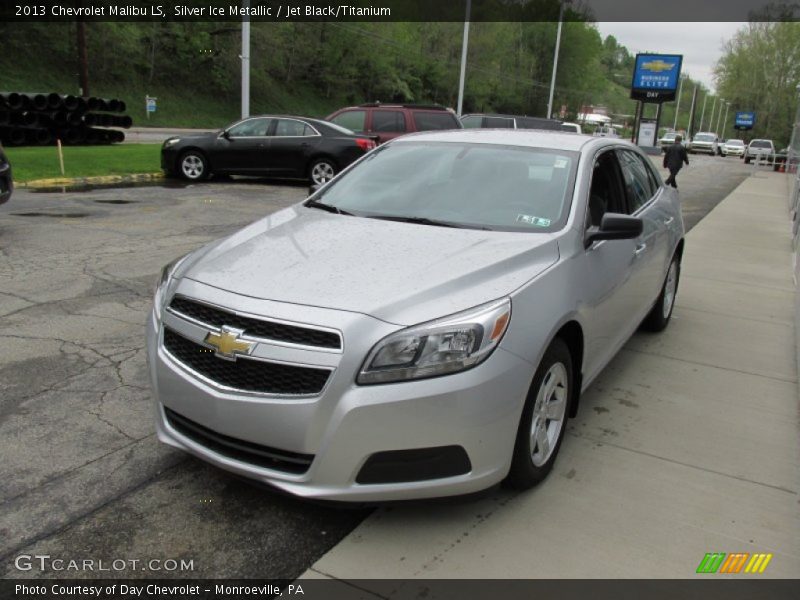 Silver Ice Metallic / Jet Black/Titanium 2013 Chevrolet Malibu LS