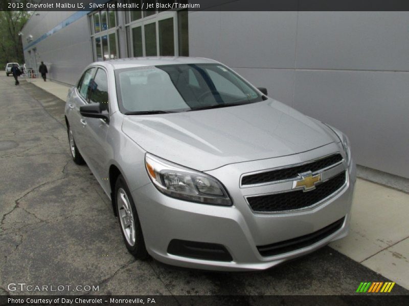 Silver Ice Metallic / Jet Black/Titanium 2013 Chevrolet Malibu LS