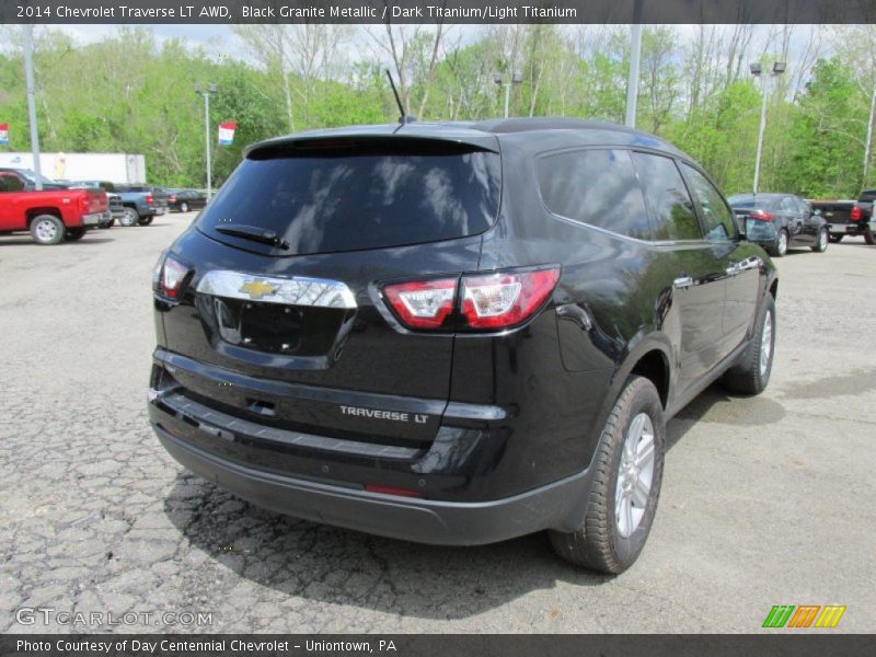 Black Granite Metallic / Dark Titanium/Light Titanium 2014 Chevrolet Traverse LT AWD