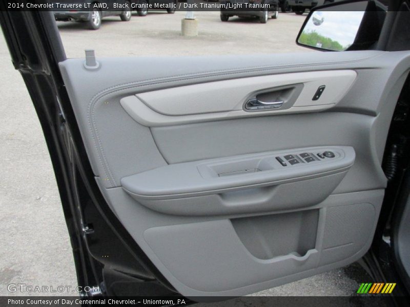 Black Granite Metallic / Dark Titanium/Light Titanium 2014 Chevrolet Traverse LT AWD