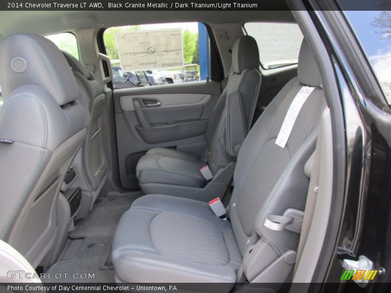 Black Granite Metallic / Dark Titanium/Light Titanium 2014 Chevrolet Traverse LT AWD