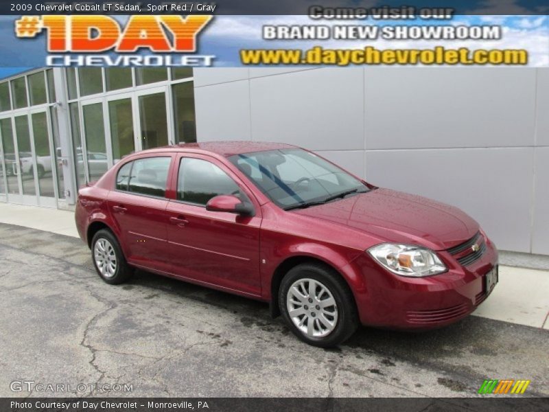Sport Red / Gray 2009 Chevrolet Cobalt LT Sedan