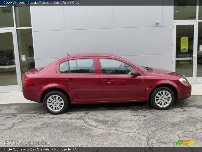 Sport Red / Gray 2009 Chevrolet Cobalt LT Sedan