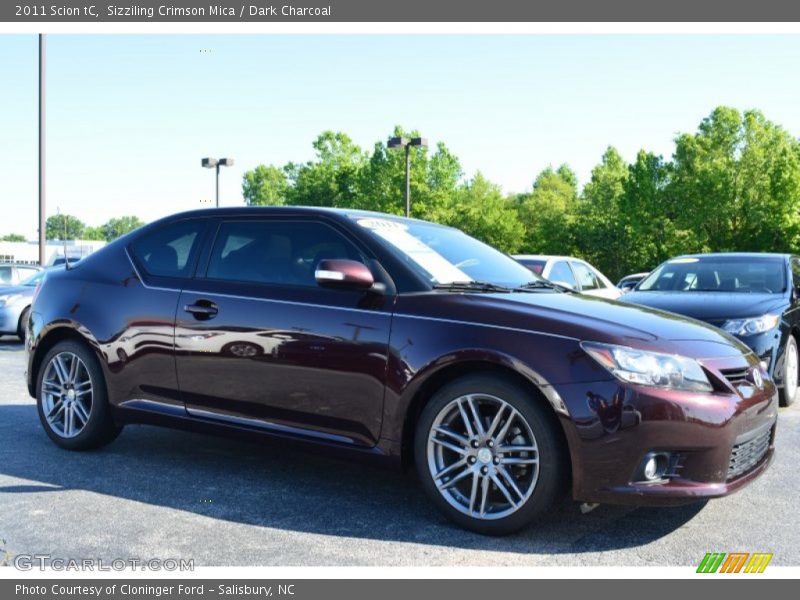 Sizziling Crimson Mica / Dark Charcoal 2011 Scion tC