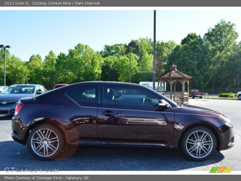Sizziling Crimson Mica / Dark Charcoal 2011 Scion tC