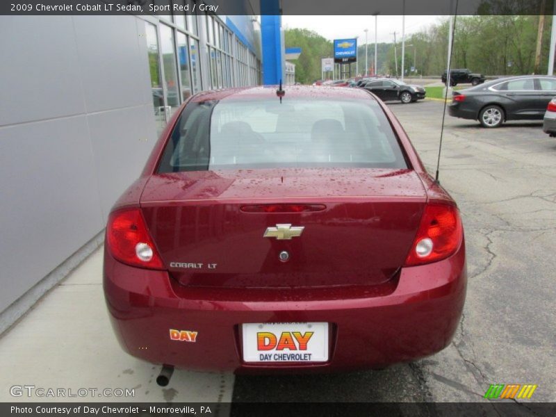 Sport Red / Gray 2009 Chevrolet Cobalt LT Sedan