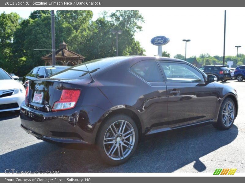 Sizziling Crimson Mica / Dark Charcoal 2011 Scion tC