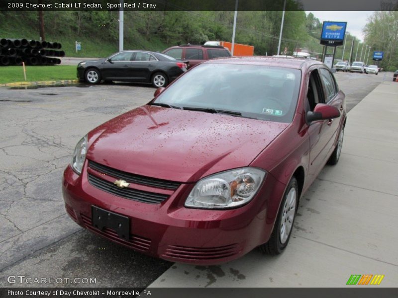 Sport Red / Gray 2009 Chevrolet Cobalt LT Sedan