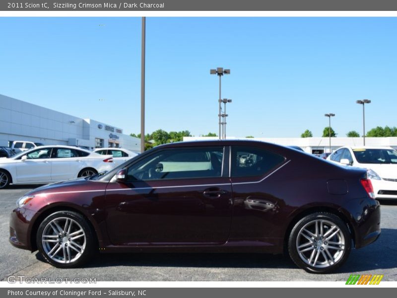 Sizziling Crimson Mica / Dark Charcoal 2011 Scion tC