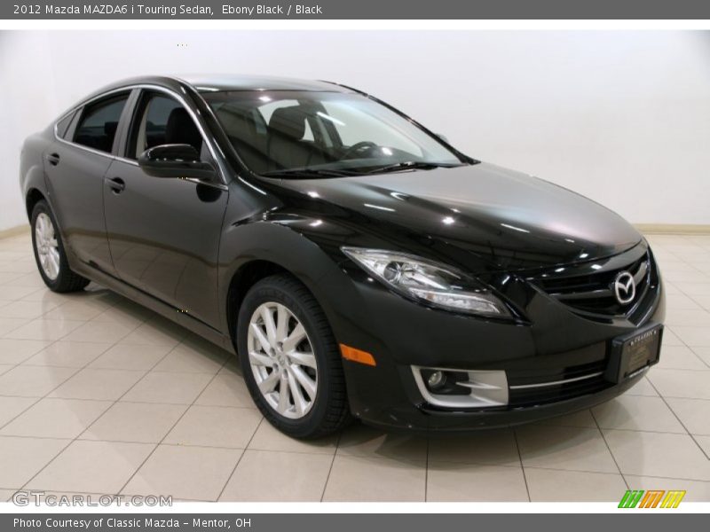 Ebony Black / Black 2012 Mazda MAZDA6 i Touring Sedan