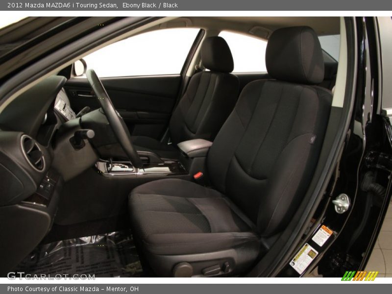Ebony Black / Black 2012 Mazda MAZDA6 i Touring Sedan