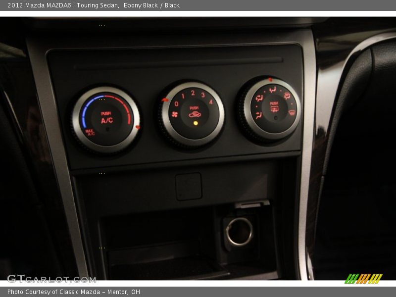 Ebony Black / Black 2012 Mazda MAZDA6 i Touring Sedan