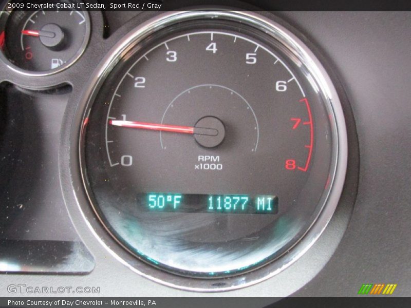 Sport Red / Gray 2009 Chevrolet Cobalt LT Sedan