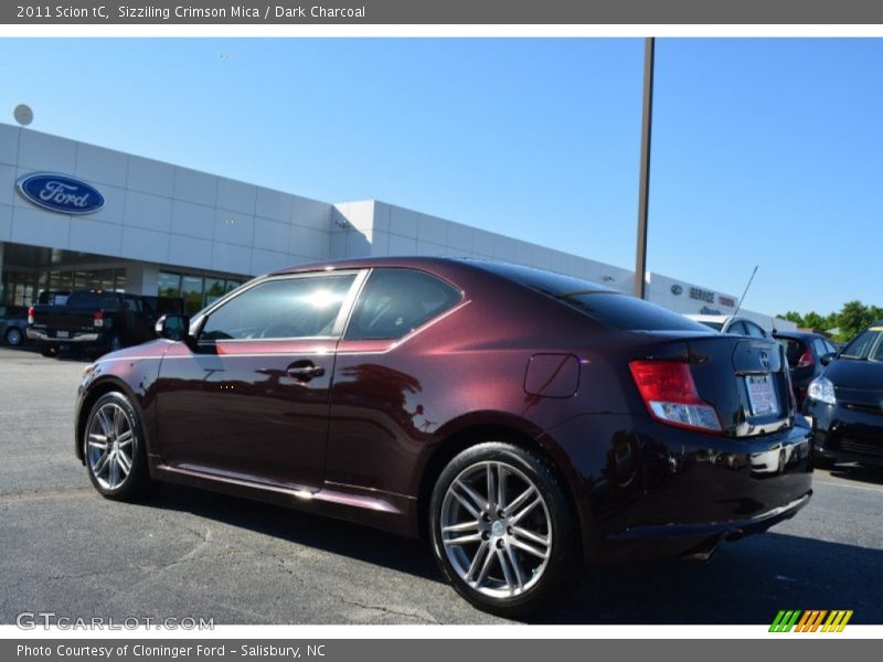 Sizziling Crimson Mica / Dark Charcoal 2011 Scion tC
