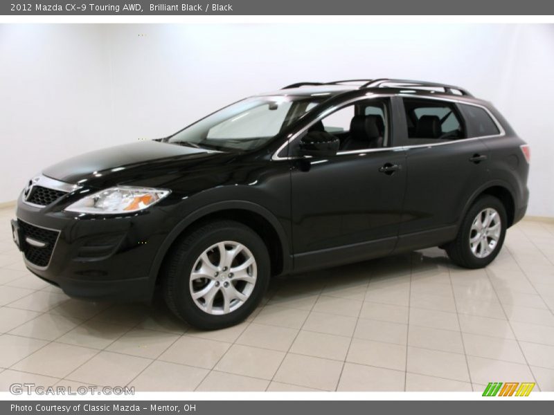 Brilliant Black / Black 2012 Mazda CX-9 Touring AWD