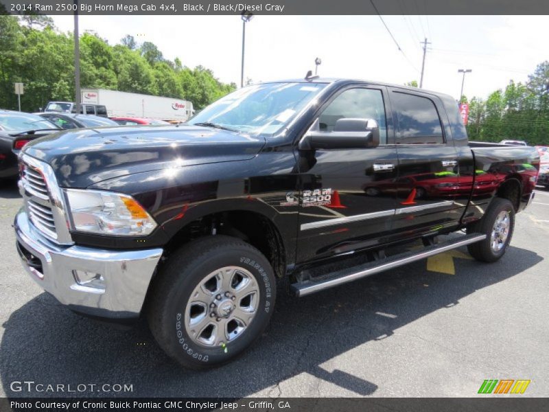 Black / Black/Diesel Gray 2014 Ram 2500 Big Horn Mega Cab 4x4