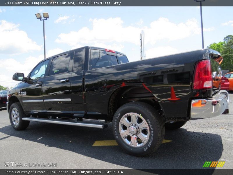 Black / Black/Diesel Gray 2014 Ram 2500 Big Horn Mega Cab 4x4