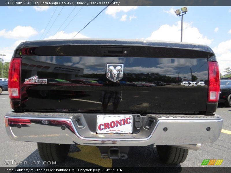 Black / Black/Diesel Gray 2014 Ram 2500 Big Horn Mega Cab 4x4
