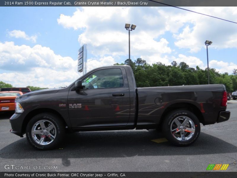 Granite Crystal Metallic / Black/Diesel Gray 2014 Ram 1500 Express Regular Cab