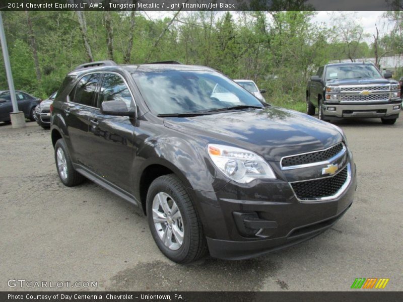 Tungsten Metallic / Light Titanium/Jet Black 2014 Chevrolet Equinox LT AWD