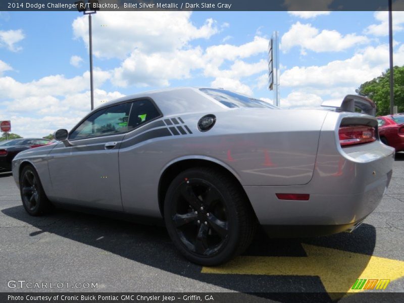 Billet Silver Metallic / Dark Slate Gray 2014 Dodge Challenger R/T Blacktop