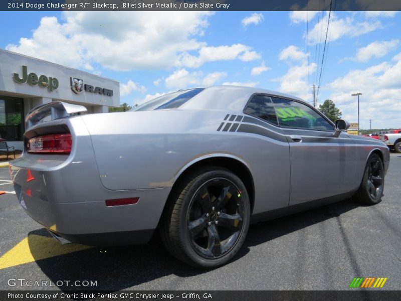 Billet Silver Metallic / Dark Slate Gray 2014 Dodge Challenger R/T Blacktop