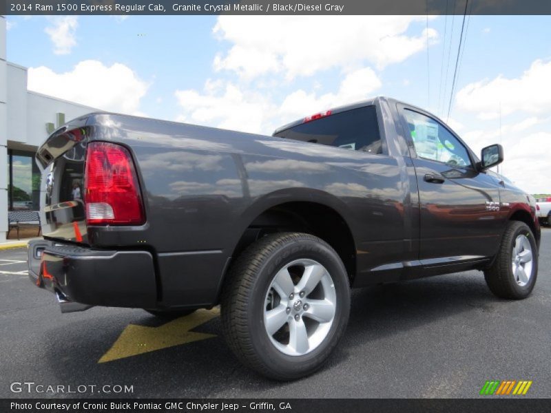 Granite Crystal Metallic / Black/Diesel Gray 2014 Ram 1500 Express Regular Cab