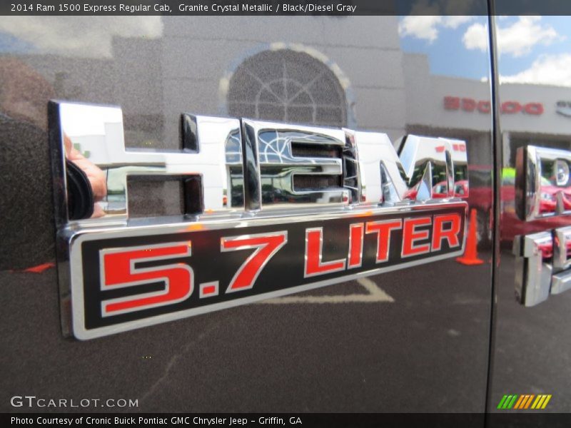 Granite Crystal Metallic / Black/Diesel Gray 2014 Ram 1500 Express Regular Cab