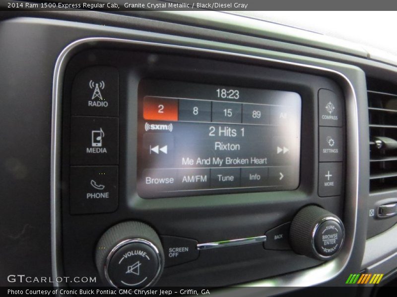 Granite Crystal Metallic / Black/Diesel Gray 2014 Ram 1500 Express Regular Cab