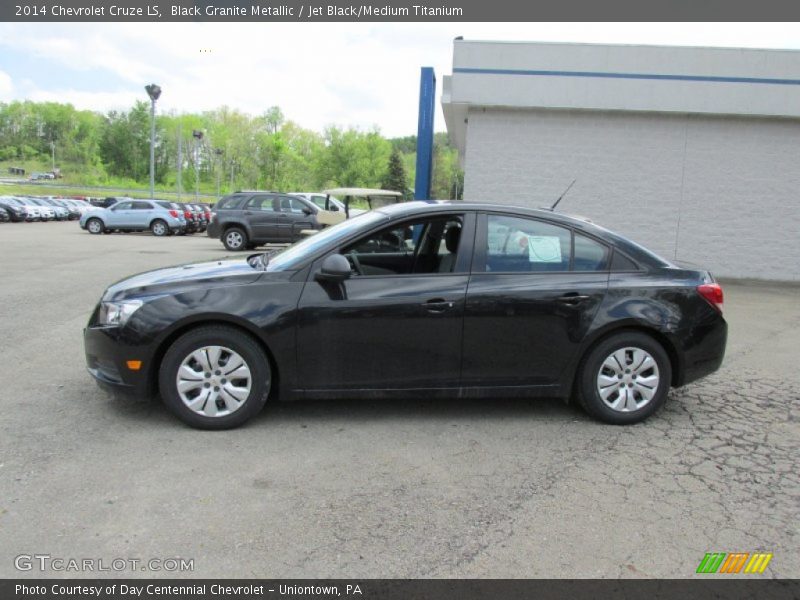 Black Granite Metallic / Jet Black/Medium Titanium 2014 Chevrolet Cruze LS