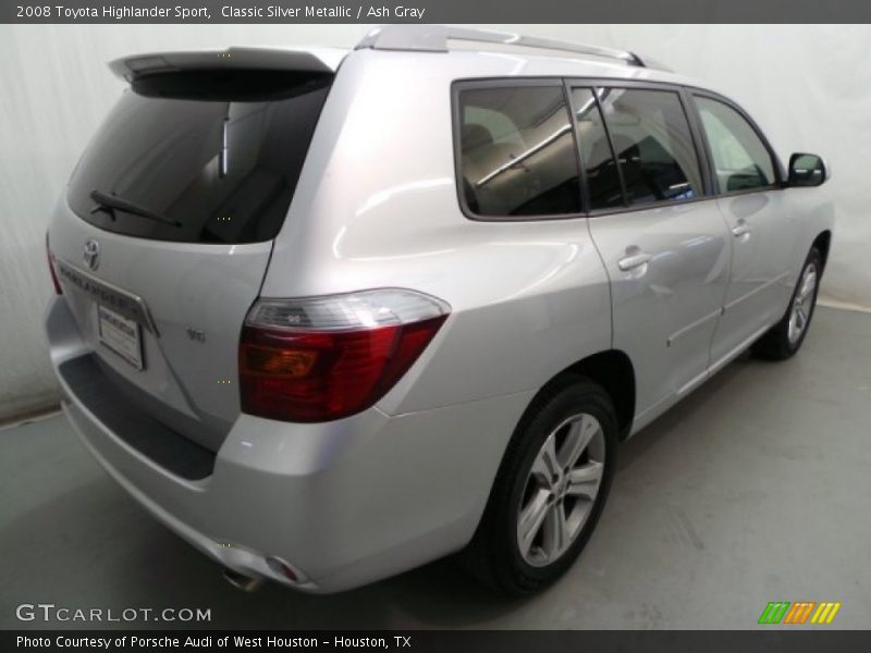 Classic Silver Metallic / Ash Gray 2008 Toyota Highlander Sport